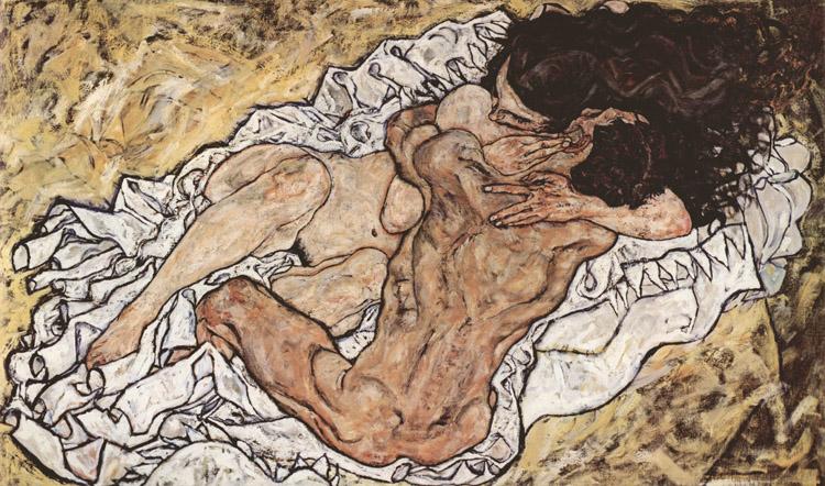 Egon Schiele Embrace (mk12) oil painting image